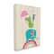 Stupell Industries Animals Standing on Rainbow Canvas Wall Art